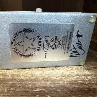 Fulltone Custom Shop Ranger Treble Boost With Box 2010s - Silver image 4