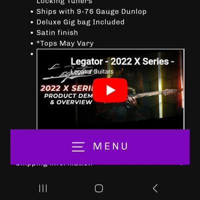 Legator N8FX Black Widow - Black Widow image 2
