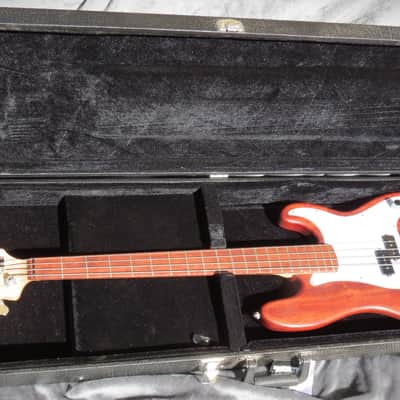 Babik Custom P-Bass style, Padauk birds eye maple neck, Handmade 2019 image 4