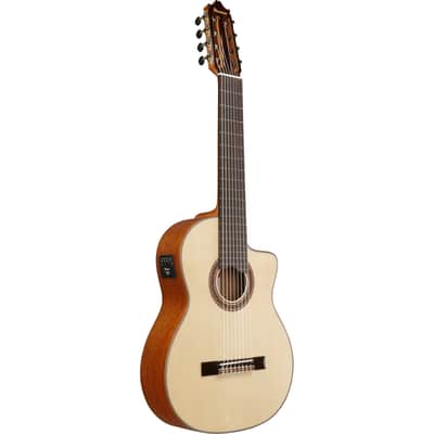 Ibanez GA3008CE GA 8-String Classical Acoustic Electric Guitar - Natural image 4