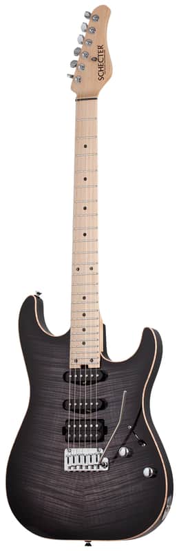 Schecter USA Sunset Custom-II 24 Black Burst w/Case