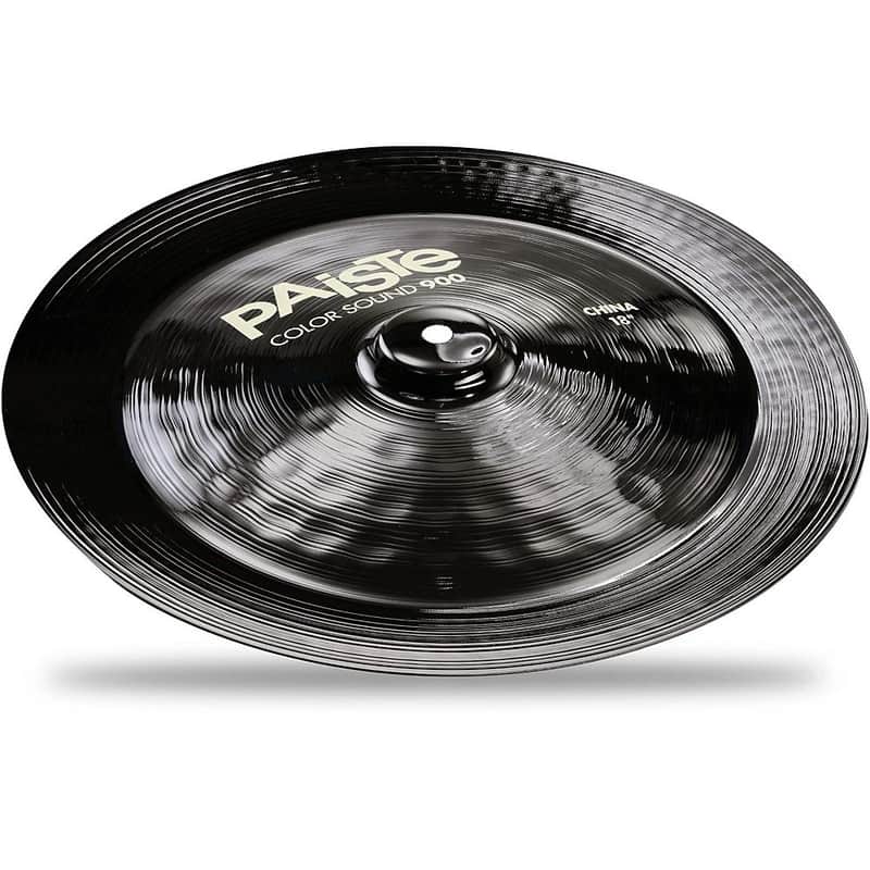 Paiste Color Sound 900 Series Black 18-Inch China Cymbal image 1