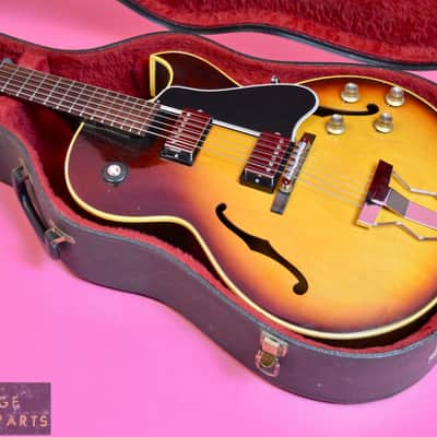 Vintage 1964 Gibson ES-175D - WIDE NUT, Original Sunburst Finish, Excellent Player, ES-175 image 22