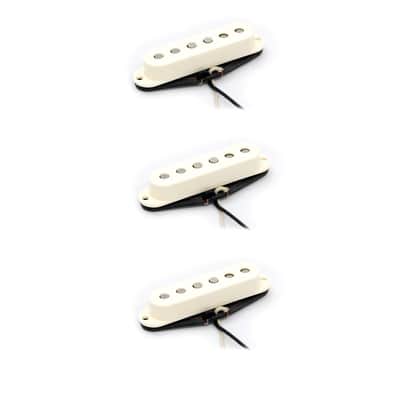 Porter Pickups - 1960’s Strat Stratocaster Pickup Set for Electric Guitar - Aged White image 1