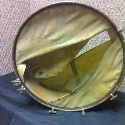York Plywood Shell Snare Drum 4"x16" Late 1800's/early 1900's - Wood image 5