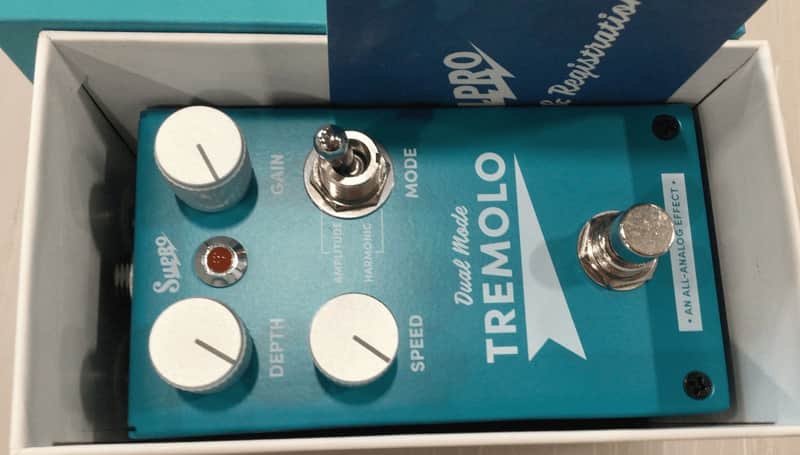 Supro Tremolo - Amplitude and Harmonic Tremolo & Drive Pedal image 1