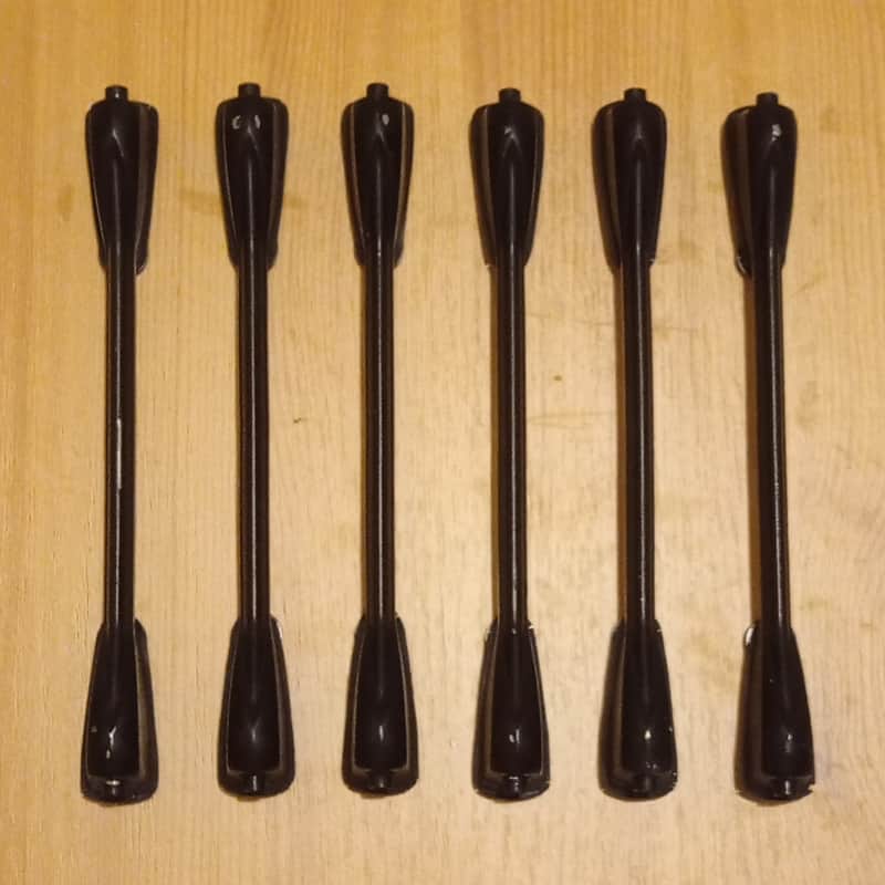 Tama Tom Tuning Lug  Set 6pc - 13 - 14" Tama (Superstar) (MCHL13T) 2002-2011 - Black 🖤 image 1