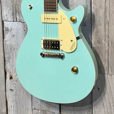 Gretsch G2215-P90 Streamliner Junior Jet Club Mint Metallic, This Guitar Flat Our Rocks with Tone image 5