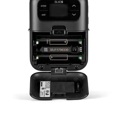 Shure SLXD15 Portable Digital Wireless Bodypack System with SLXD1 Bodypack Transmitter and SLXD5 Single-Channel Portable Receiver - Microphone/Instrument Cable Sold Separately | G58 Band (SLXD15-G58) image 9