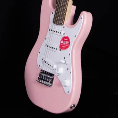 Squier Mini Stratocaster, Laurel FB, Shell Pink image 2