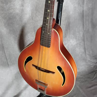 Es ist eine Mandoline von Höfner, Modell Jazz Mandoline 542 Cateye cherry burst image 2