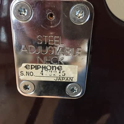 Epiphone SC-350 Scroll 1976 - 1979 - Walnut image 11