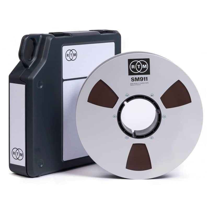 RTM R34320 SM911 1’’ x 2500' Analog Tape in Precision Metal Reel with NAB Hub image 1