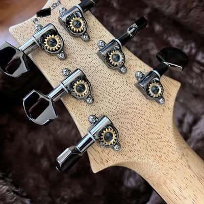 PRS Wood Library Special 22 2019 - Paul Reed Smith Fire Fade Korina Ebony Board image 7