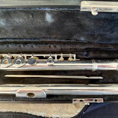 Gemeinhardt 3OSB Solid Silver Semi-Professional Flute - Custom J Head, Open Hole, Offset G, B Foot - Just Serviced! Excellent! image 2