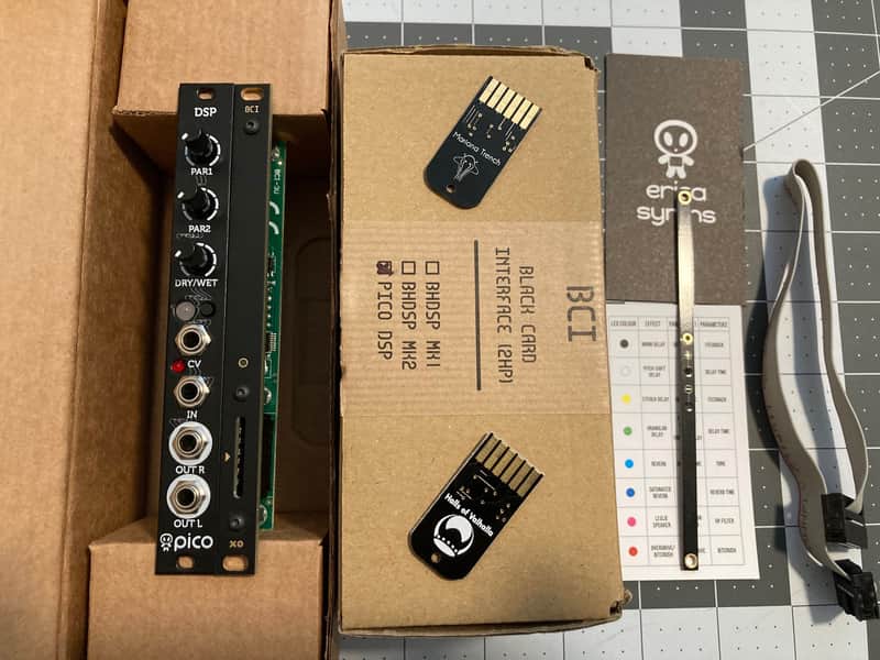 Erica Synths Pico DSP + BCI + Tiptop Audio Valhalla & Mariana Trench Z-DSP Cartridges image 1