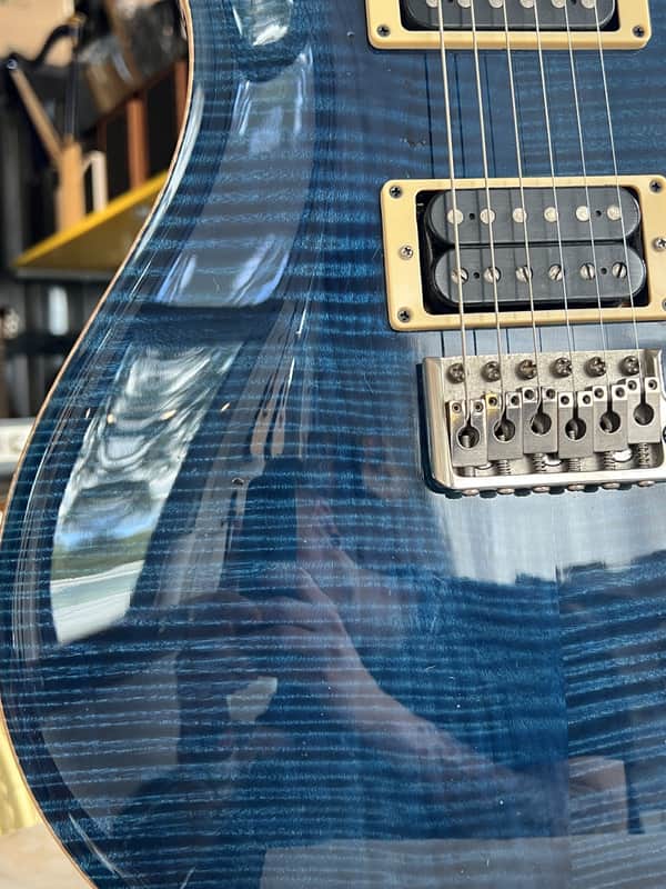 PRS 20th Anniversary Custom 24 10-Top Whale Blue 2005 | Reverb