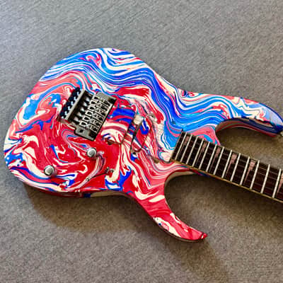 Ibanez RG1570 MOD DNA Multi Color Swirl Paint Jem image 2