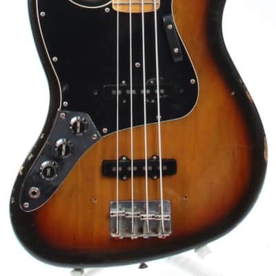 1978 Fender Jazz Bass lefty sunburst image 1