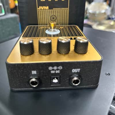 Marshall JVM Distortion and Overdrive Effects Pedal Regular Black and Gold image 4
