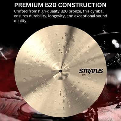 Sabian STRATUS Hi-Hat Cymbals Pair, 14 Inch image 3