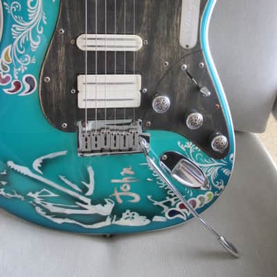 Fender Stratocaster American Standard  1997 - Soft Turquoise John Frusciante image 7