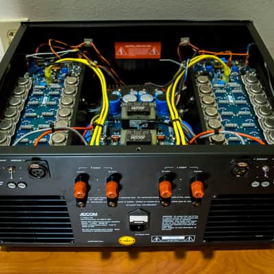 Adcom GFA-5800 250/400W stereo XLR balanced studio monitor power amp - made in USA! image 1