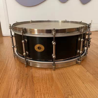 Ludwig Professional Standard 5”x14” 1930’s - Black Lacquer image 1