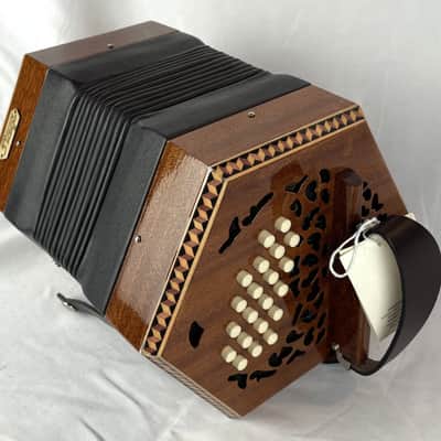 NEW Mahogany Stagi Hayden Duet Concertina M 46 image 2