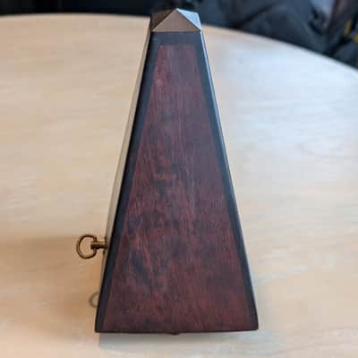Vintage Wittner Wooden Pyramid Metronome Made in Germany 1968 - Mahogany 1960s image 6