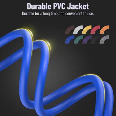 XLR Cables 4 ft 10 Pack ,DMX 3-Pin XLR Microphone Male to Female Cable, Compatible with Microphones, Stage Light DMX Cable, Mic Mixer, Speakers and More, Multi-Color 4 Feet image 4