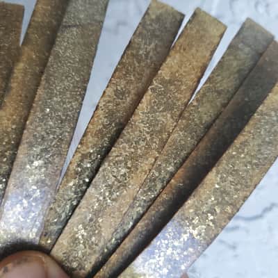 Vintage HOOP INLAYS for BASS - SNARE DRUM - TOM / FLOOR TOM WOOD HOOPS Glass Glitter/Sparkle 1930s 1940s 1950s 1960s MIJ - Leedy - Slingerland -Radio King - Ludwig - Leedy & Ludwig - Rogers - Gretsch & others ? image 2