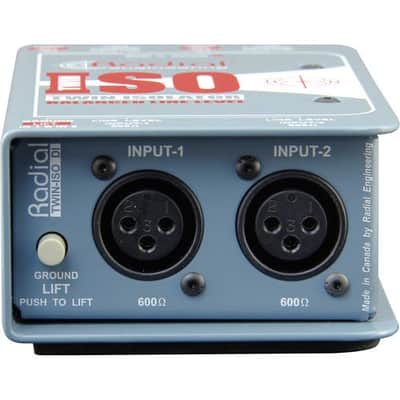 Radial Engineering Twin-Iso Line Level isolator, Passive 2 Channel image 3