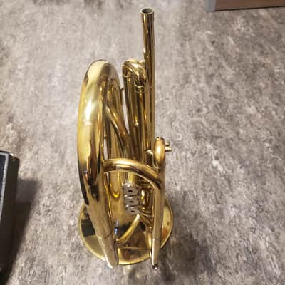 McBrowny Marching Valve Trombone (Flugabone) 90s - Lacquered Brass image 2
