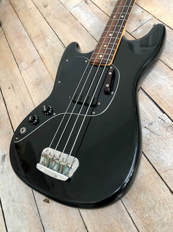 1978 Fender Musicmaster Bass Left Handed Lefty Rare Vintage image 1