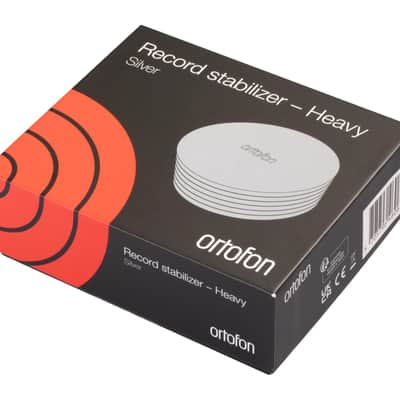 Ortofon Heavy Record Stabilizer Weight with Protective Felt Pad - 350g Aluminum Weight for Vinyl Playback - Stylish Matte Finish and Textured Wavegrip (Silver) image 2