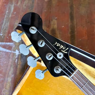 Tokai Jazz sound bass guitar c 1977 Noir original vintage mij japan j image 6