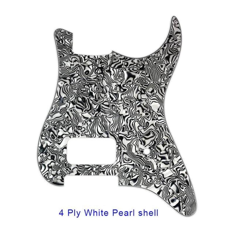 Pickguard for Strat - Free Shipping-White Pearl Shell image 1