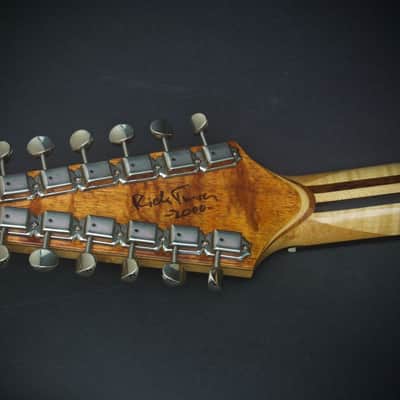 Rick Turner Model 1, 12 String  2000 Gloss Lacquer over Flamed Koa image 4
