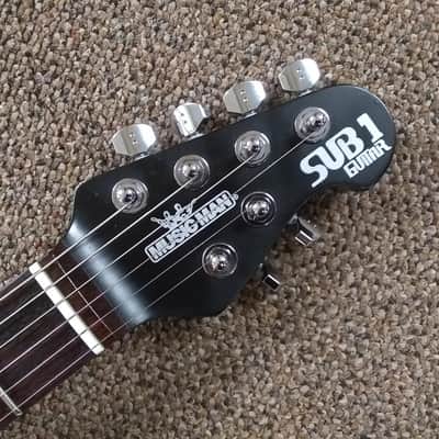 Ernie Ball Music Man Sub 1 Guitar Textured Red image 3