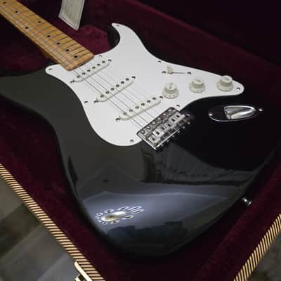 Collector-grade! 1993 Fender Japan 50'S Reissue ST54 "Blackie" Stratocaster BLK in Excellent Condition image 6