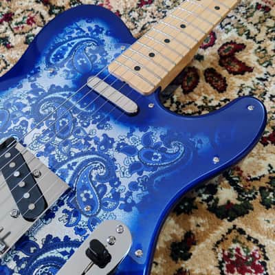 *NEW IN BOX* 2026 Fender Japan Limited Edition Indigo Paisley Telecaster, Fender Flagship Tokyo Store Exclusive Color, MIJ JD26 image 7