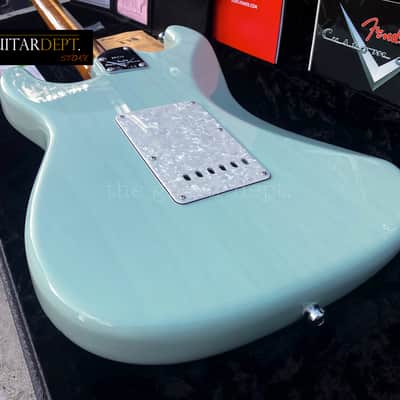 ♚MINT♚ FENDER Custom Shop CUSTOM Stratocaster ♚ TRANS SURF GREEN ♚AAA ROASTED NECK♚FAT 60's Handwounds !♚£5199 image 23