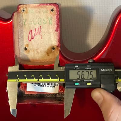 2008 Charvel USA San Dimas 2H Metallic Red Telecaster Style Guitar Body Floyd Ready image 22