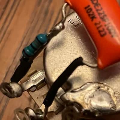 CTS 250K Volume Pot W/ Custom "Kinman" Treble Bleed Circuit Installed image 4