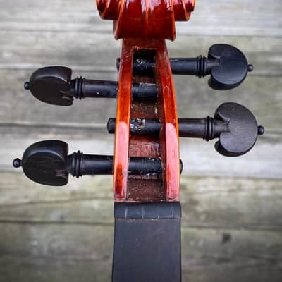 Nicest Cremona Chinese Violin I’ve Seen 4/4 2-Pc Flamed Back. Nice Fittings! image 13