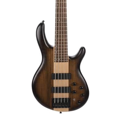 Cort Artisan C5 Plus OVMH | 5-String Electric Bass, Antique Brown Burst. New with Full Warranty!