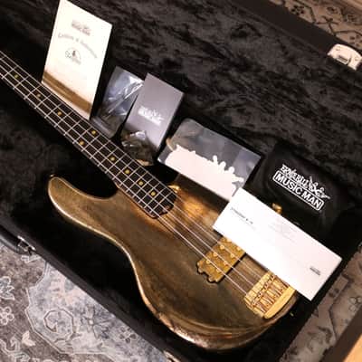 MusicMan StingRay 50th Anniversary - Ebony Fingerboard, Molten Gold image 20