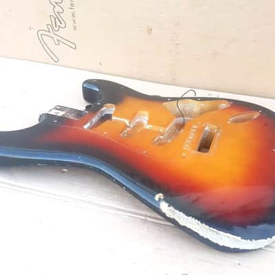 1983 SQUIER by FENDER STRATOCASTER JV BODY '62 - made in JAPAN - RELIC image 1