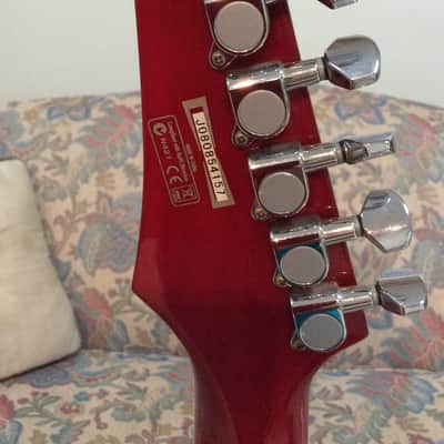 Ibanez SAS36FM 2008 - Flame Maple, Red image 5